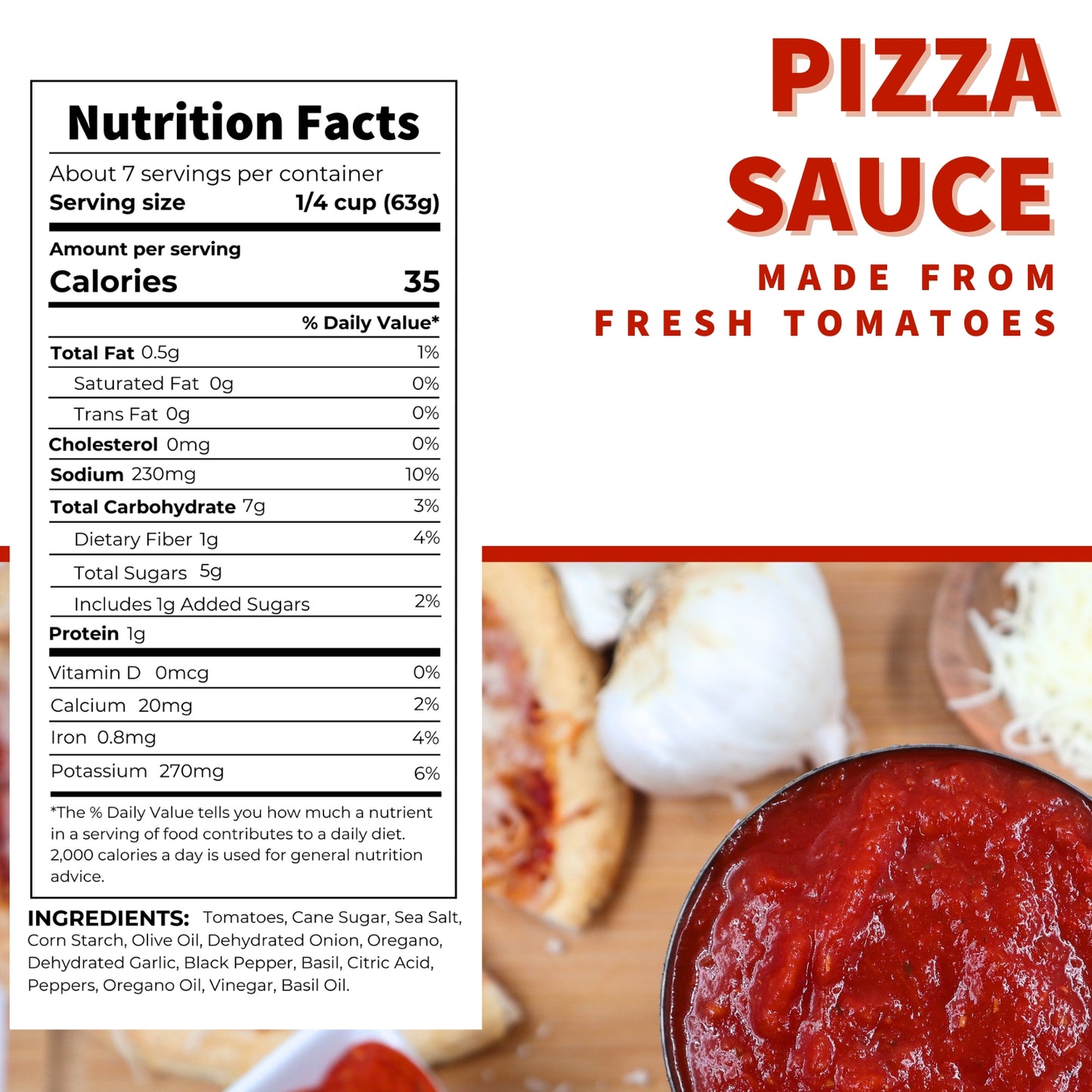 Italian-Style Pizza Sauce, 15 oz.