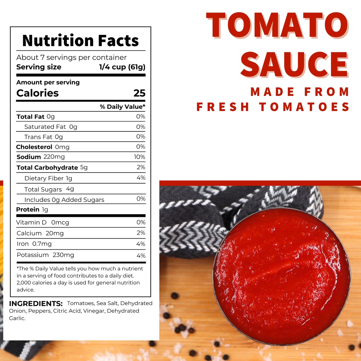 Tomato Sauce, 15 oz.