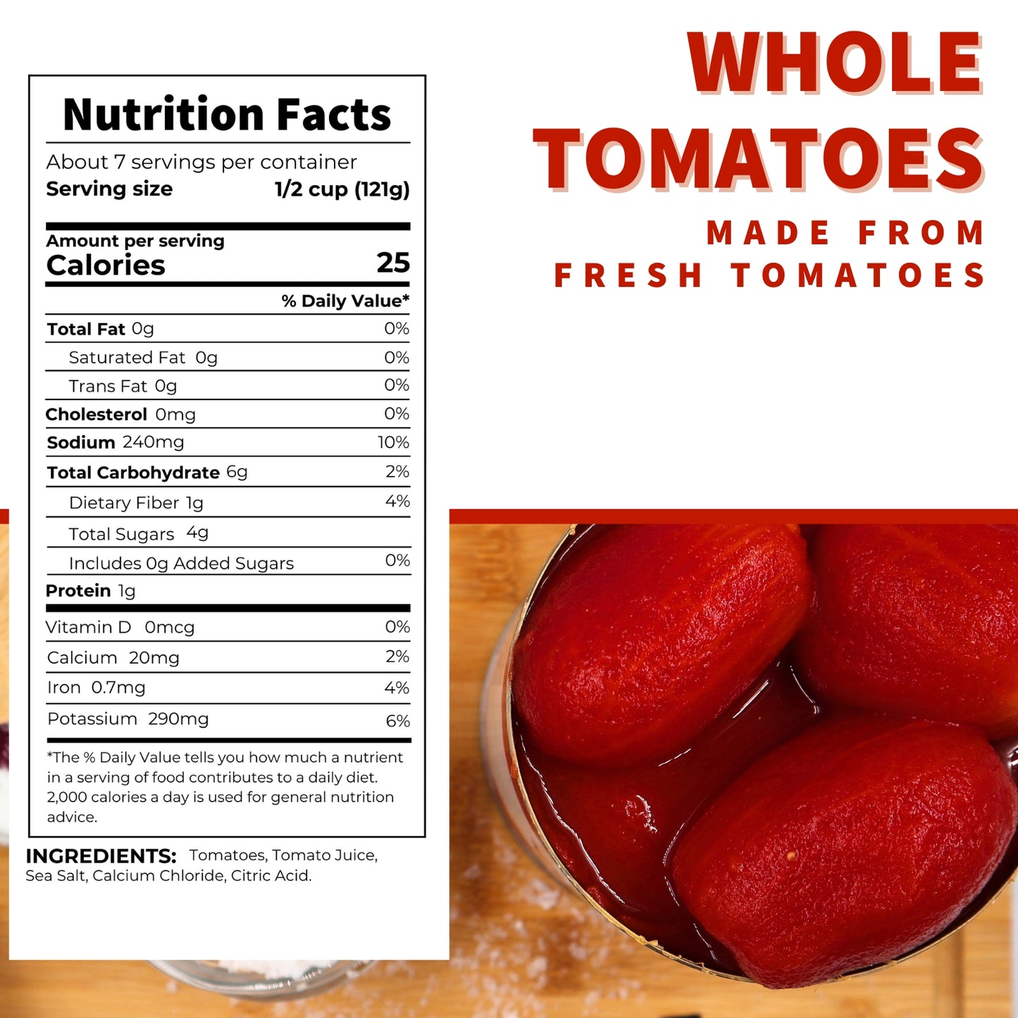 Whole Tomatoes, 28 oz.