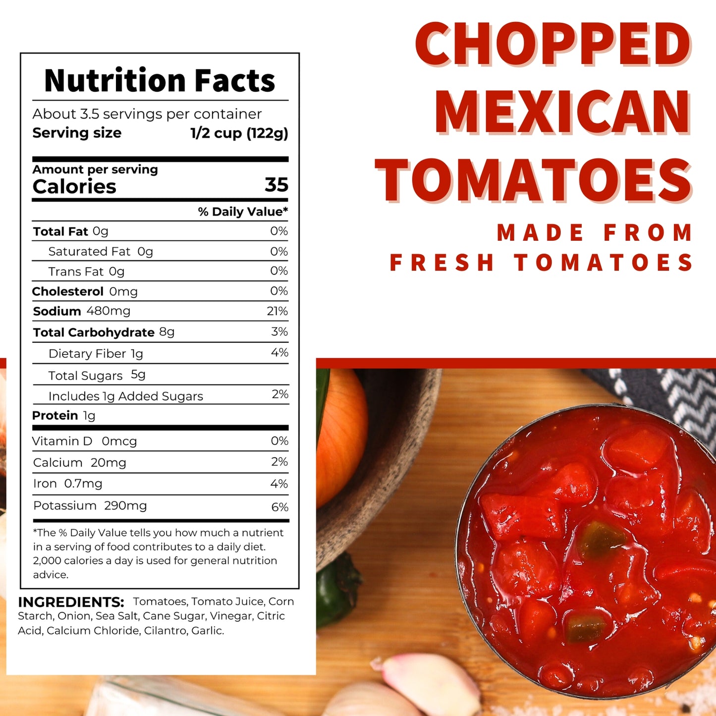 Chopped Mexican Tomatoes, 14.5 oz.