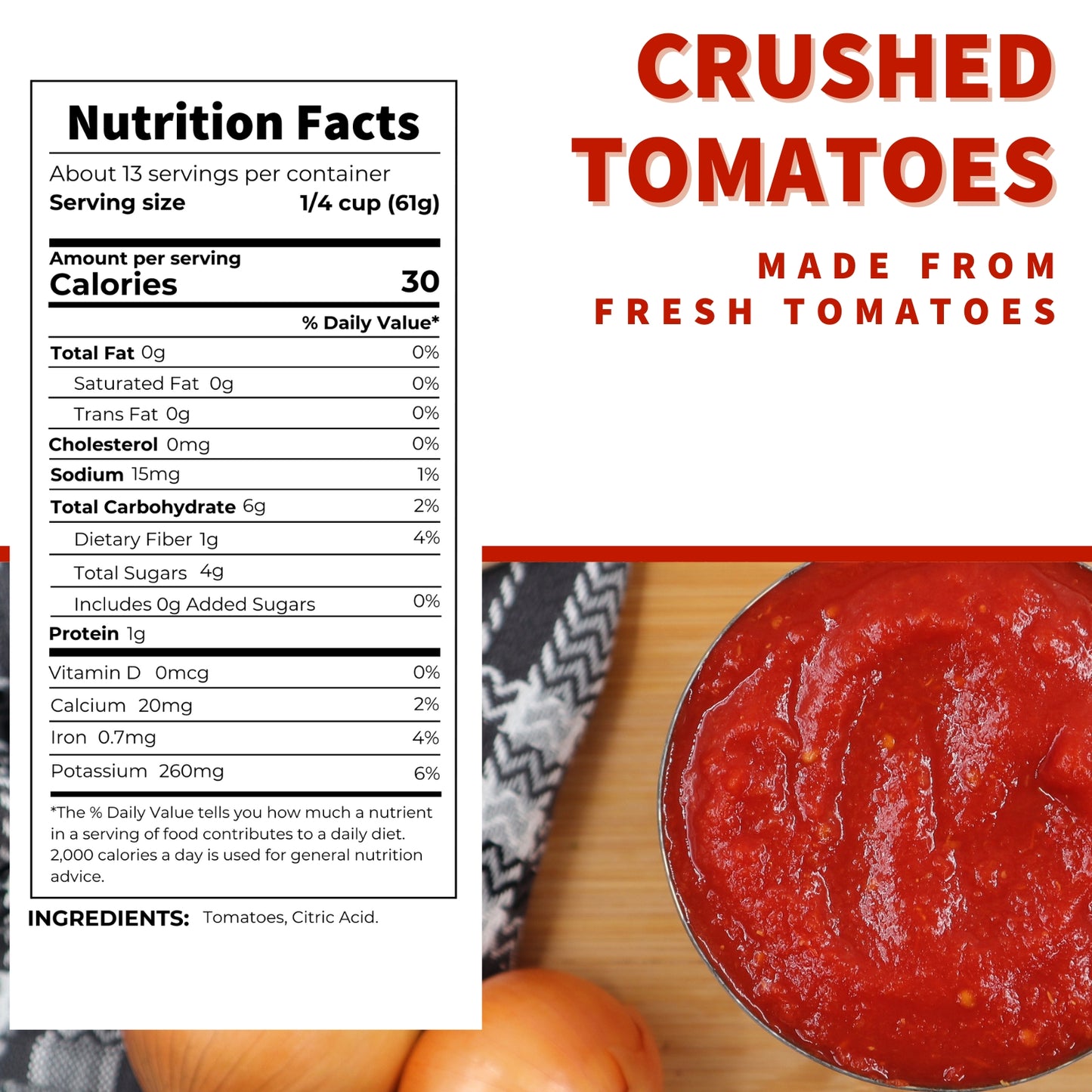 Crushed Tomatoes, 28 oz.