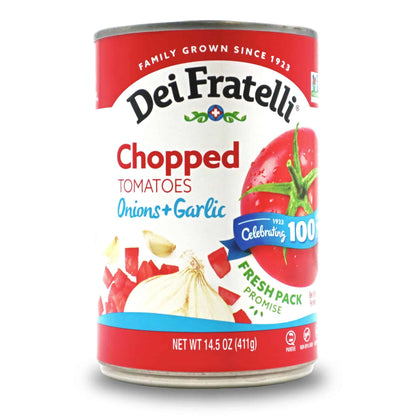 Chopped Tomatoes with Onion and Garlic, 14.5 oz.