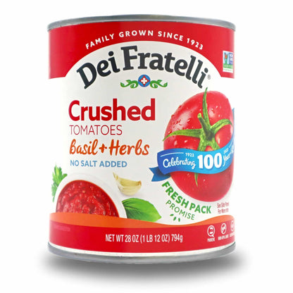Crushed Tomatoes with Basil and Herbs, 28 oz.